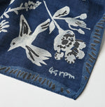 45R Indigo Supima Donkey Tail Bandana