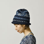 45R Indigo Knit Cowichan Hat