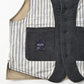 45R Gray Cotton Flannel 908 Stand Collar Vest