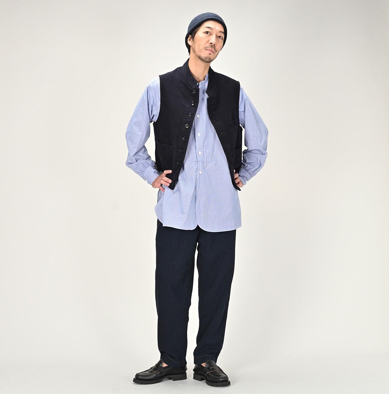 Cotton Flannel 908 Stand Collar Vest (Size 3) – 45R GLOBAL