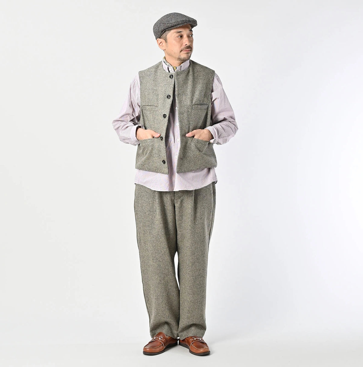 45R England Flannel 908 Cruise Vest - Image 5