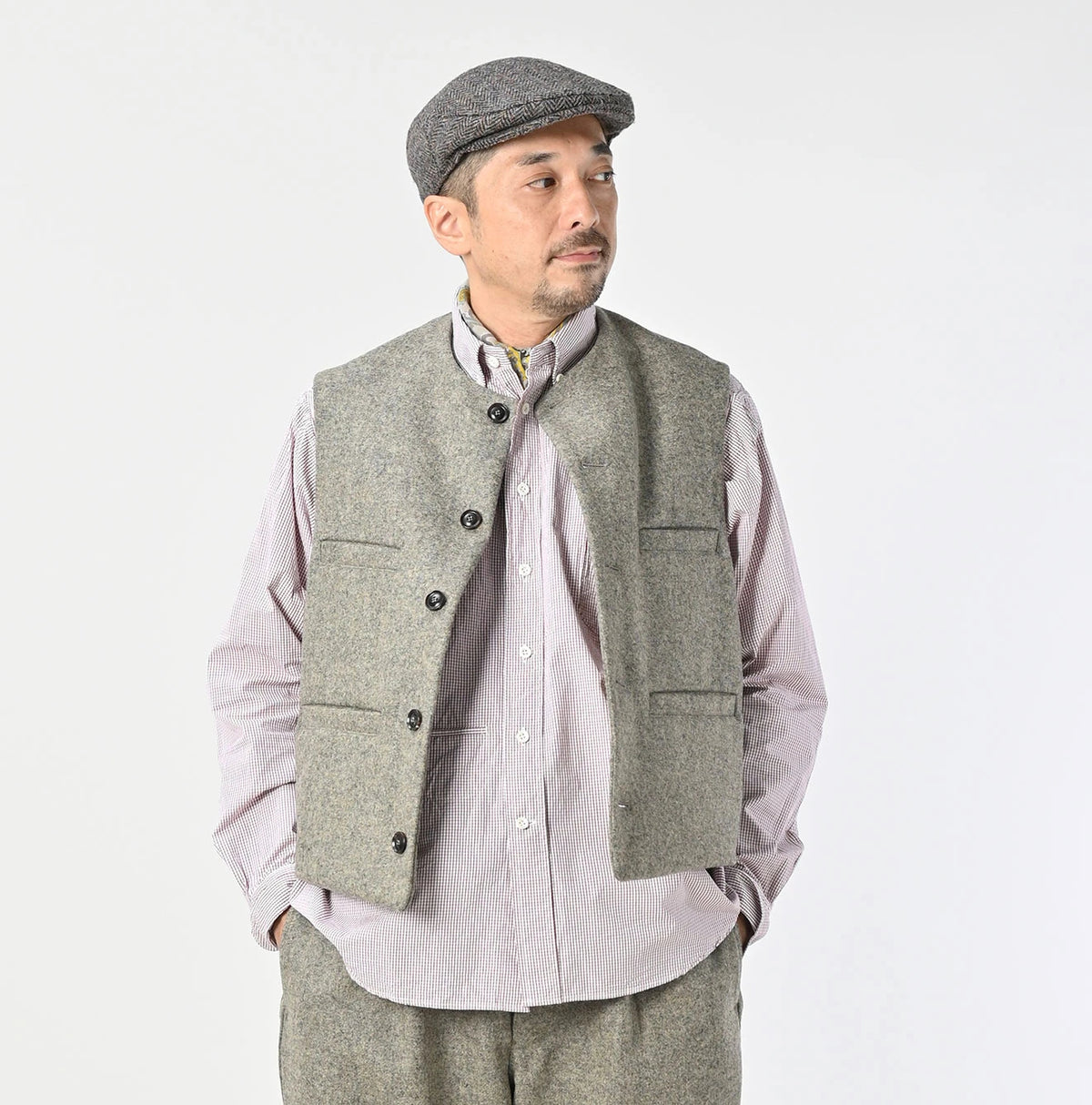 45R England Flannel 908 Cruise Vest