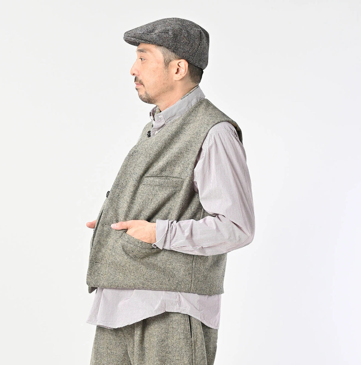 45R England Flannel 908 Cruise Vest - Image 10