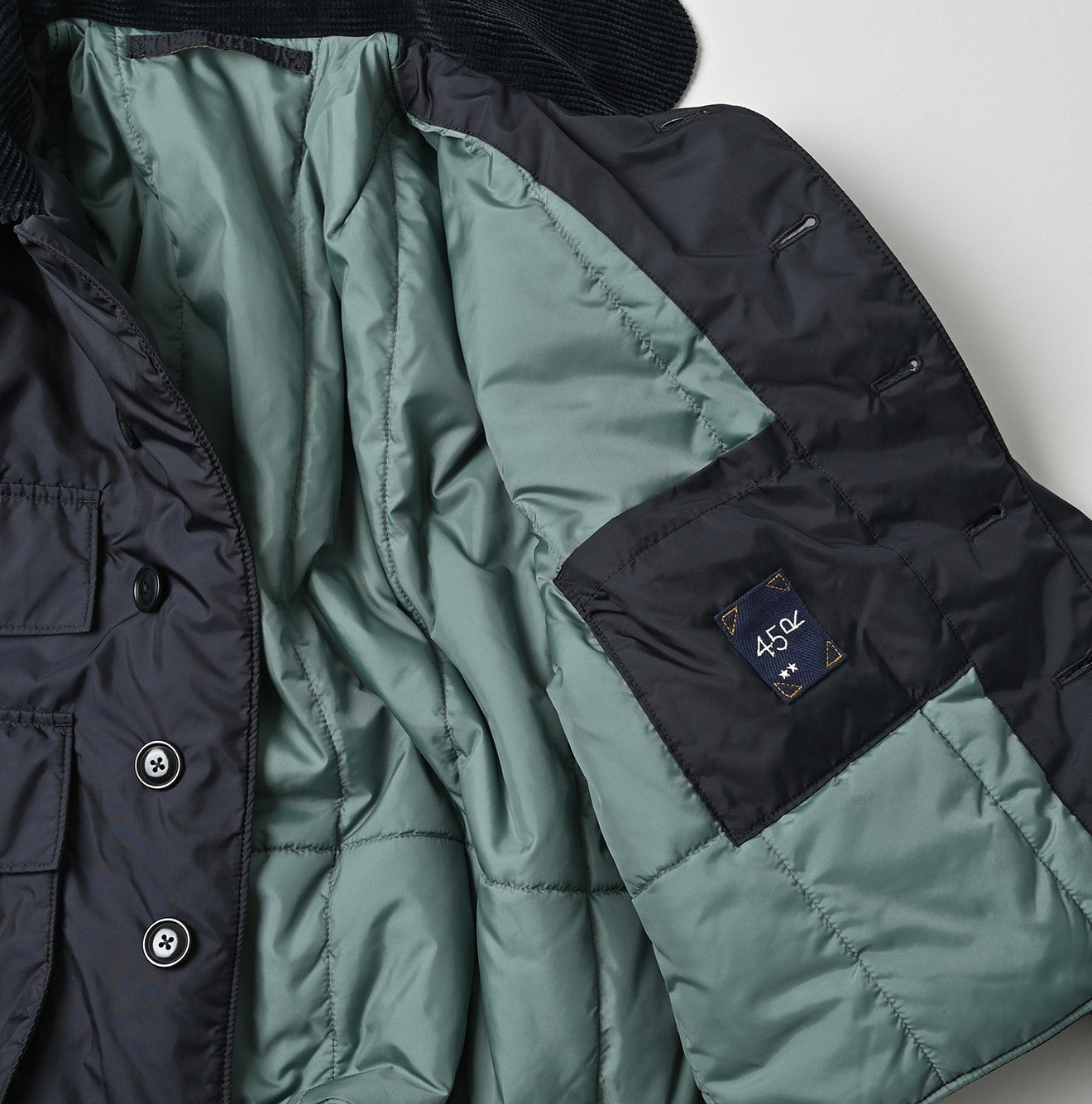 45R Nylon Quilt Annie Hunting Blouson