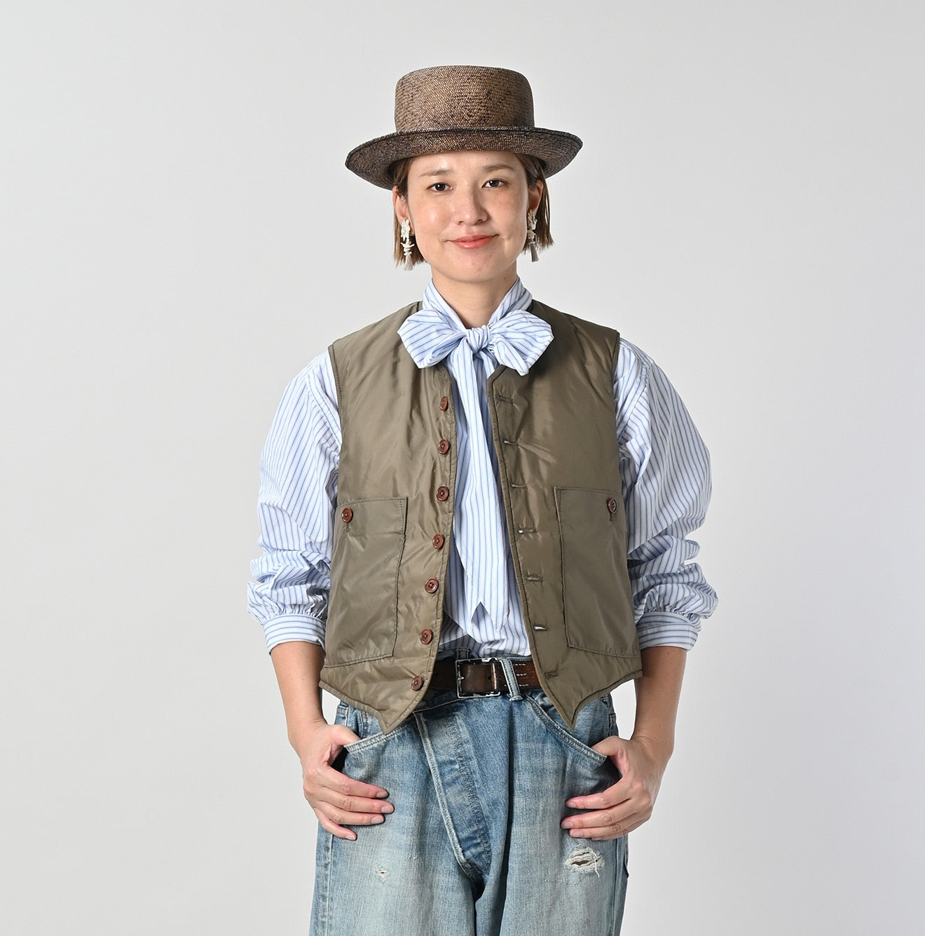 45R Nylon Quilt 908 Vest