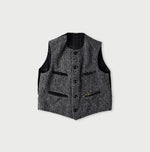 45R Tamatebako Tweed 908 Patchwork Vest