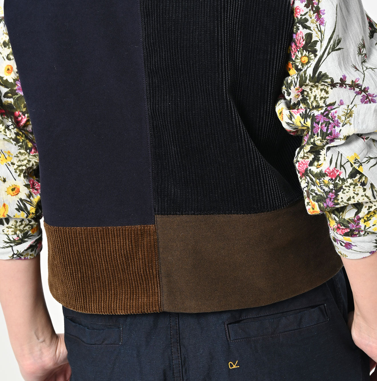 45R Tamatebako Tweed 908 Patchwork Vest