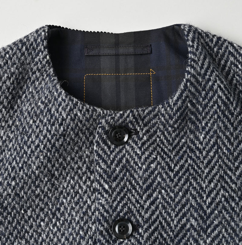 45R Tamatebako Tweed 908 Patchwork Vest - Image 20