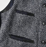 45R Tamatebako Tweed 908 Patchwork Vest