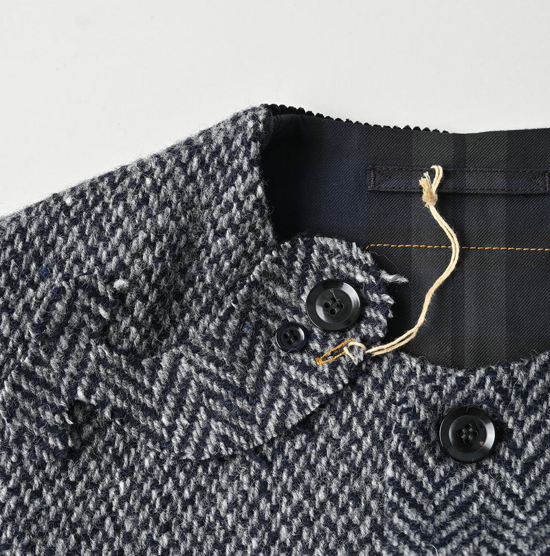 45R Tamatebako Tweed 908 Patchwork Vest - Image 24