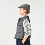 45R Tamatebako Tweed 908 Patchwork Vest