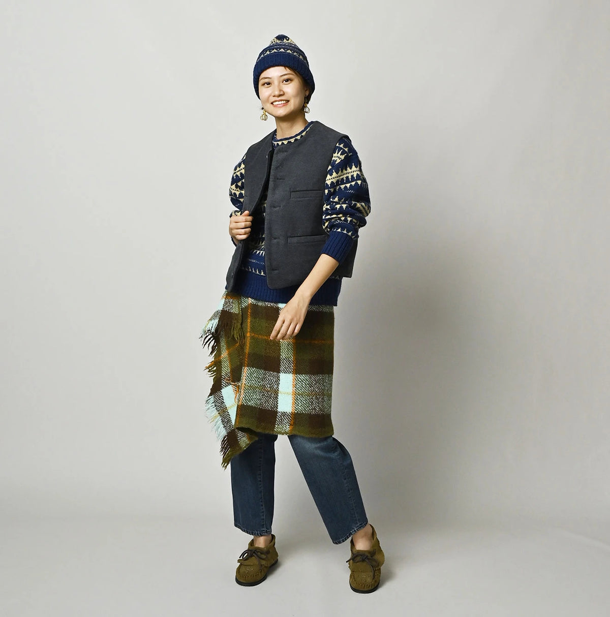 45R Cotton Flannel 908 Cruise Vest - Image 3