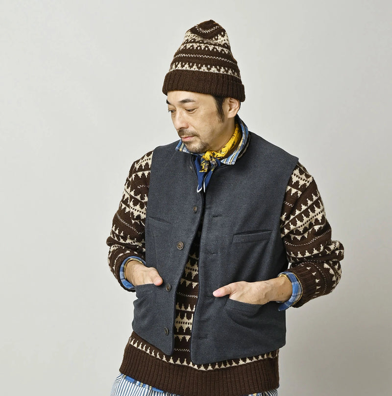 45R Cotton Flannel 908 Cruise Vest - Image 4