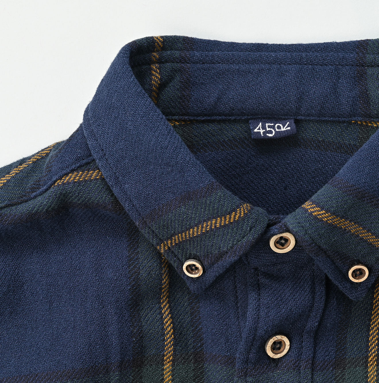 45R India Flannel 908 Ocean Buttondown Shirt