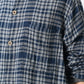 45R Indigo Fuwafuwa Double Woven Grandpa Shirt