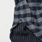45R Indigo Fuwafuwa Double Woven Grandpa Shirt