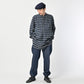 45R Indigo Fuwafuwa Double Woven Grandpa Shirt