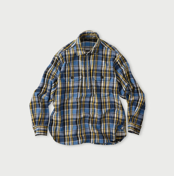 45R India Tartan Check 908 Yama Pullover Shirt