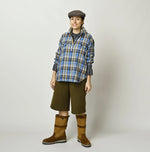 45R India Tartan Check 908 Yama Pullover Shirt