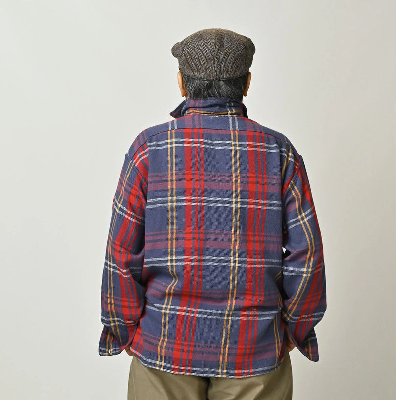 45R India Tartan Check 908 Yama Pullover Shirt - Image 12