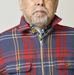 45R India Tartan Check 908 Yama Pullover Shirt