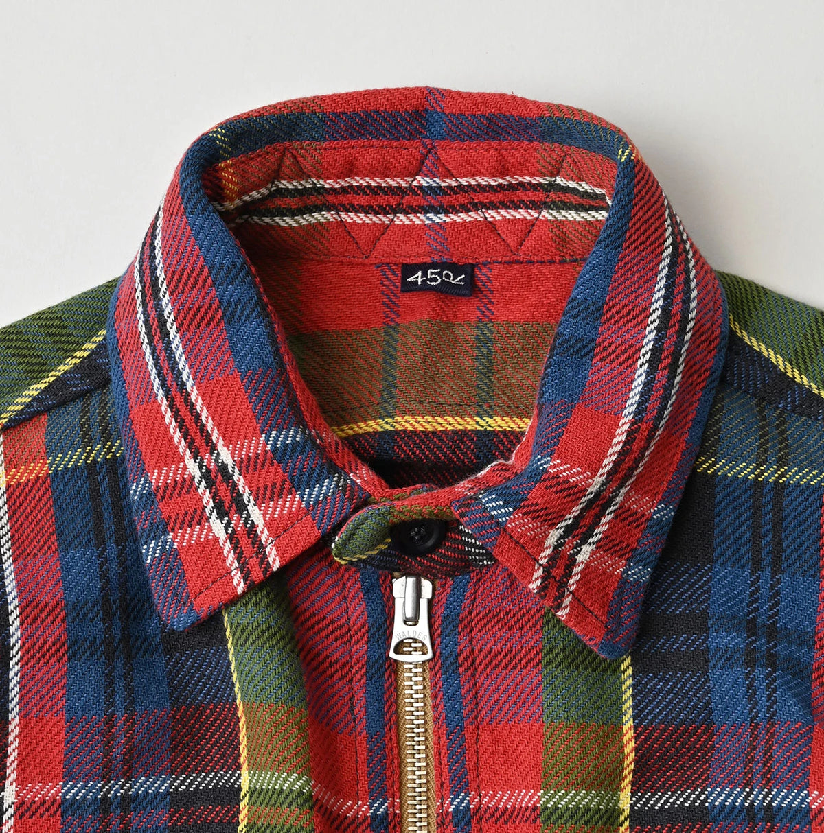 45R India Tartan Check 908 Yama Pullover Shirt