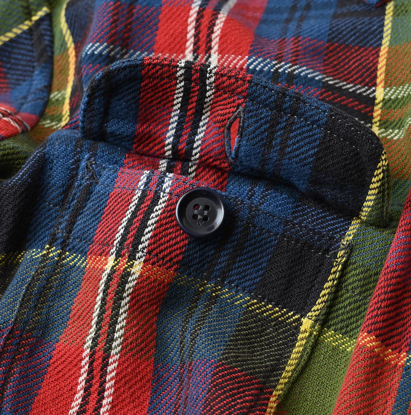 45R India Tartan Check 908 Yama Pullover Shirt - Image 22