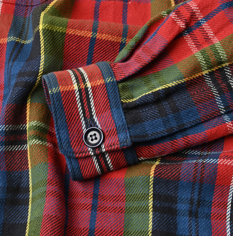 45R India Tartan Check 908 Yama Pullover Shirt - Image 23