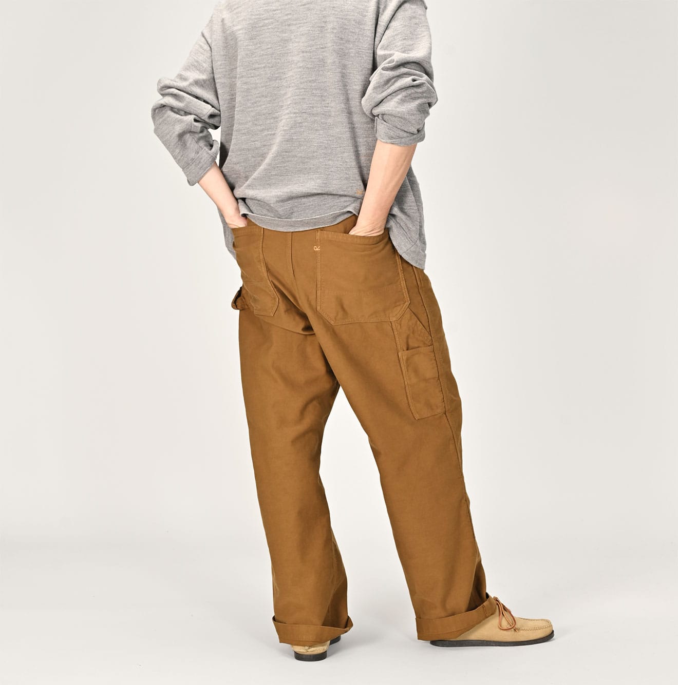 45R Okome Satin 908 Painter Pants