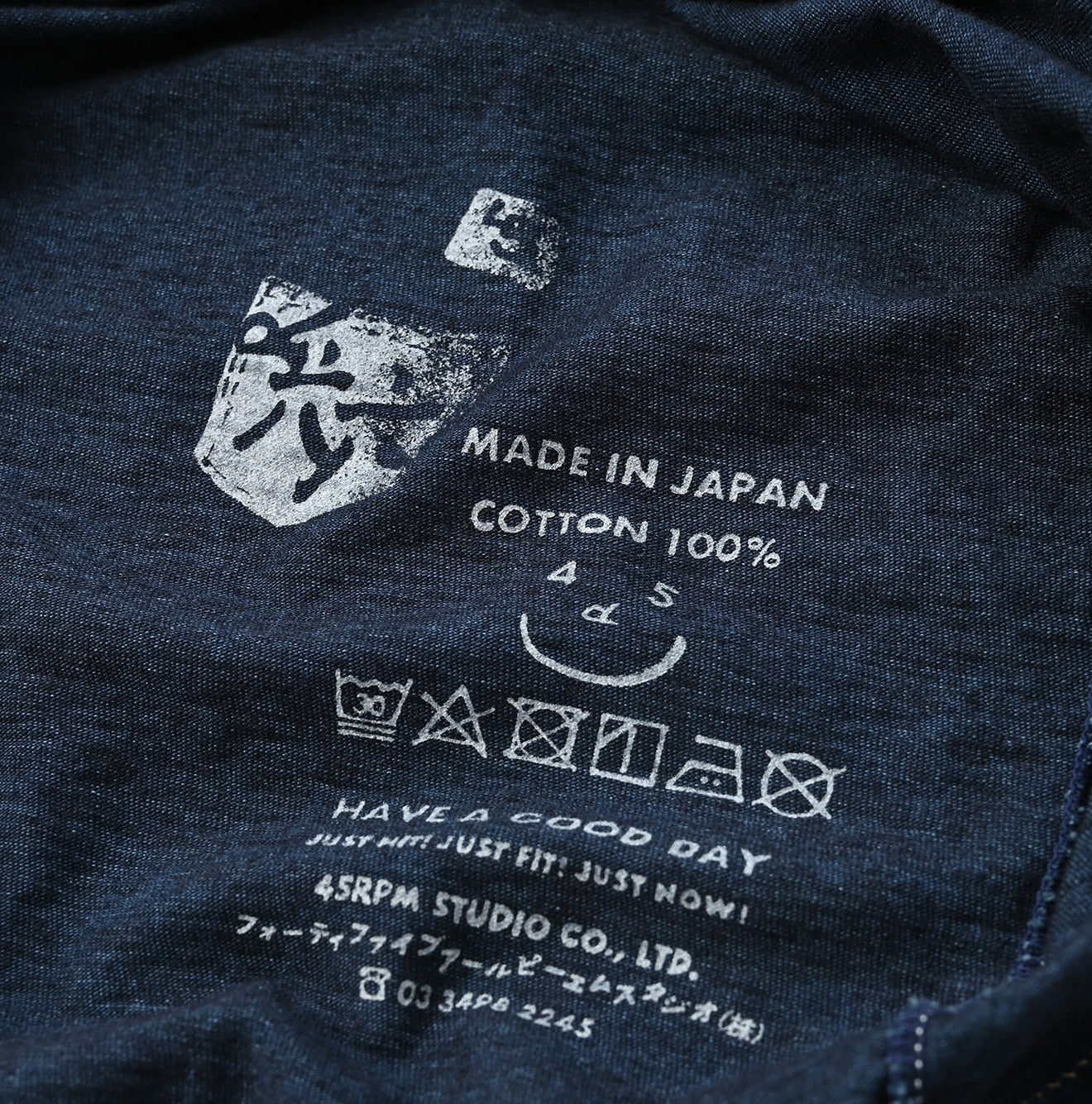 Indigo PEPE Vetouch 908 T-shirt - 45R by 45rpm studio