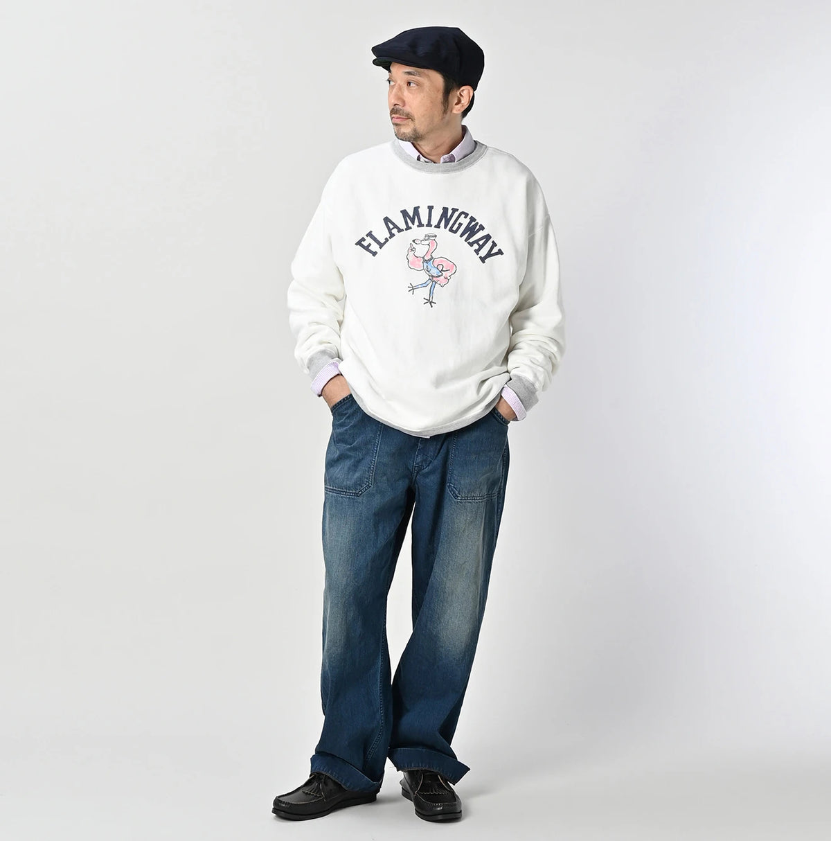 45R Cotton Fleece 908 Ocean Sweat - Image 2