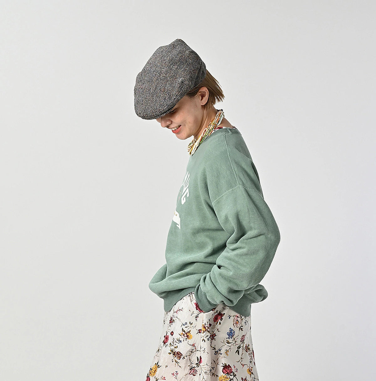 45R Cotton Fleece 908 Ocean Sweat (Green) - Image 5