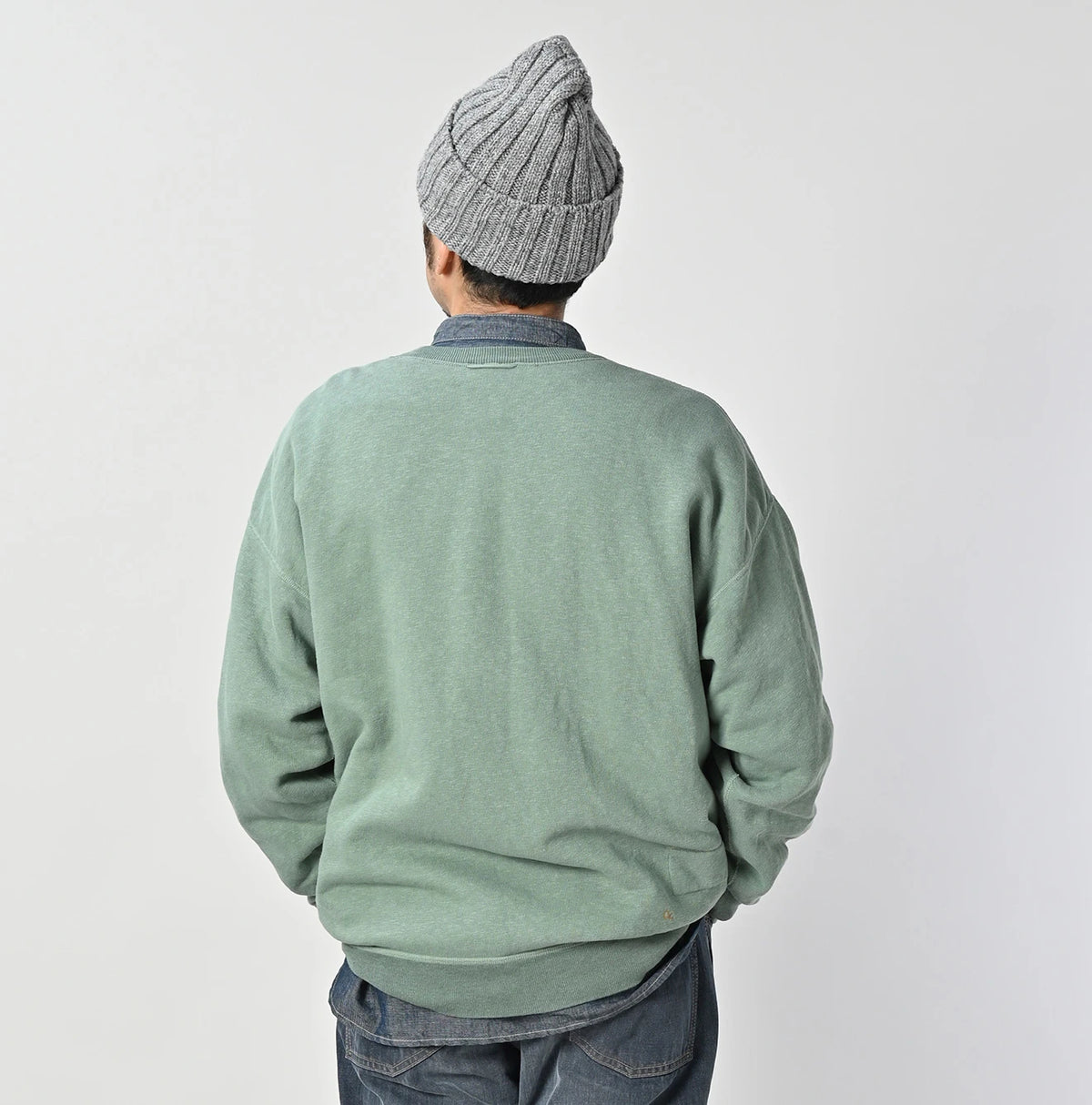 45R Cotton Fleece 908 Ocean Sweat (Green)