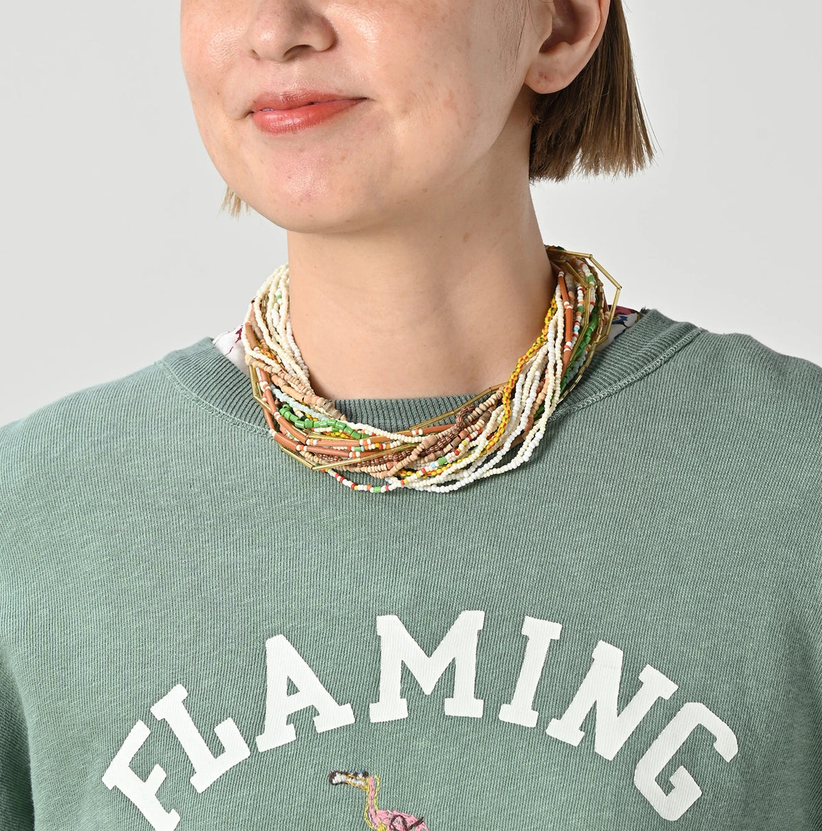 45R Cotton Fleece 908 Ocean Sweat (Green) - Image 10