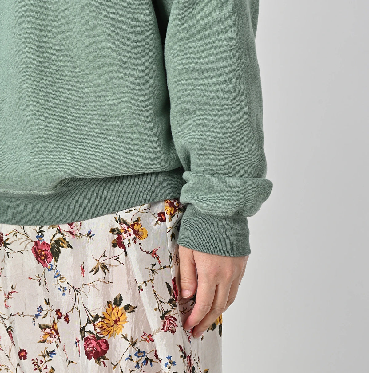45R Cotton Fleece 908 Ocean Sweat (Green)