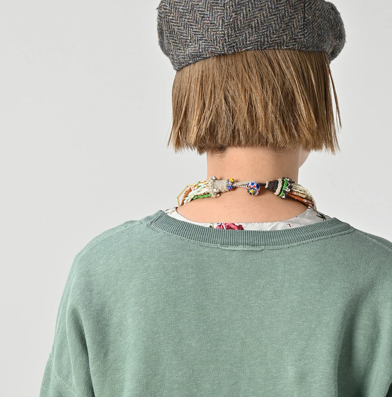 45R Cotton Fleece 908 Ocean Sweat (Green) - Image 13
