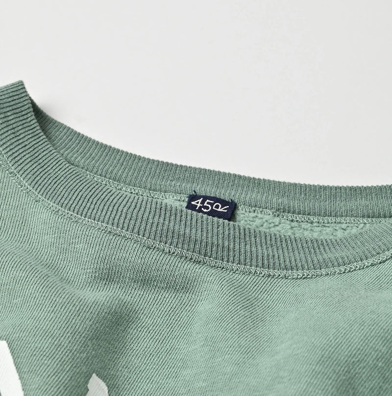 45R Cotton Fleece 908 Ocean Sweat (Green) - Image 16