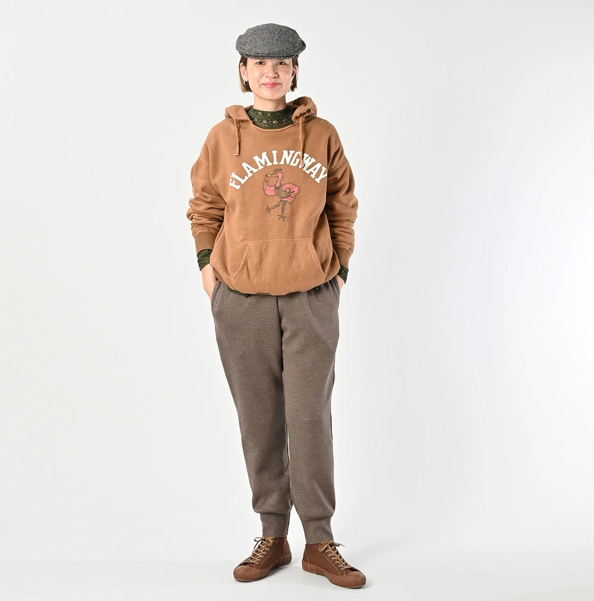 45R Cotton Fleece 908 Ocean Hoodie (Camel) - Image 2
