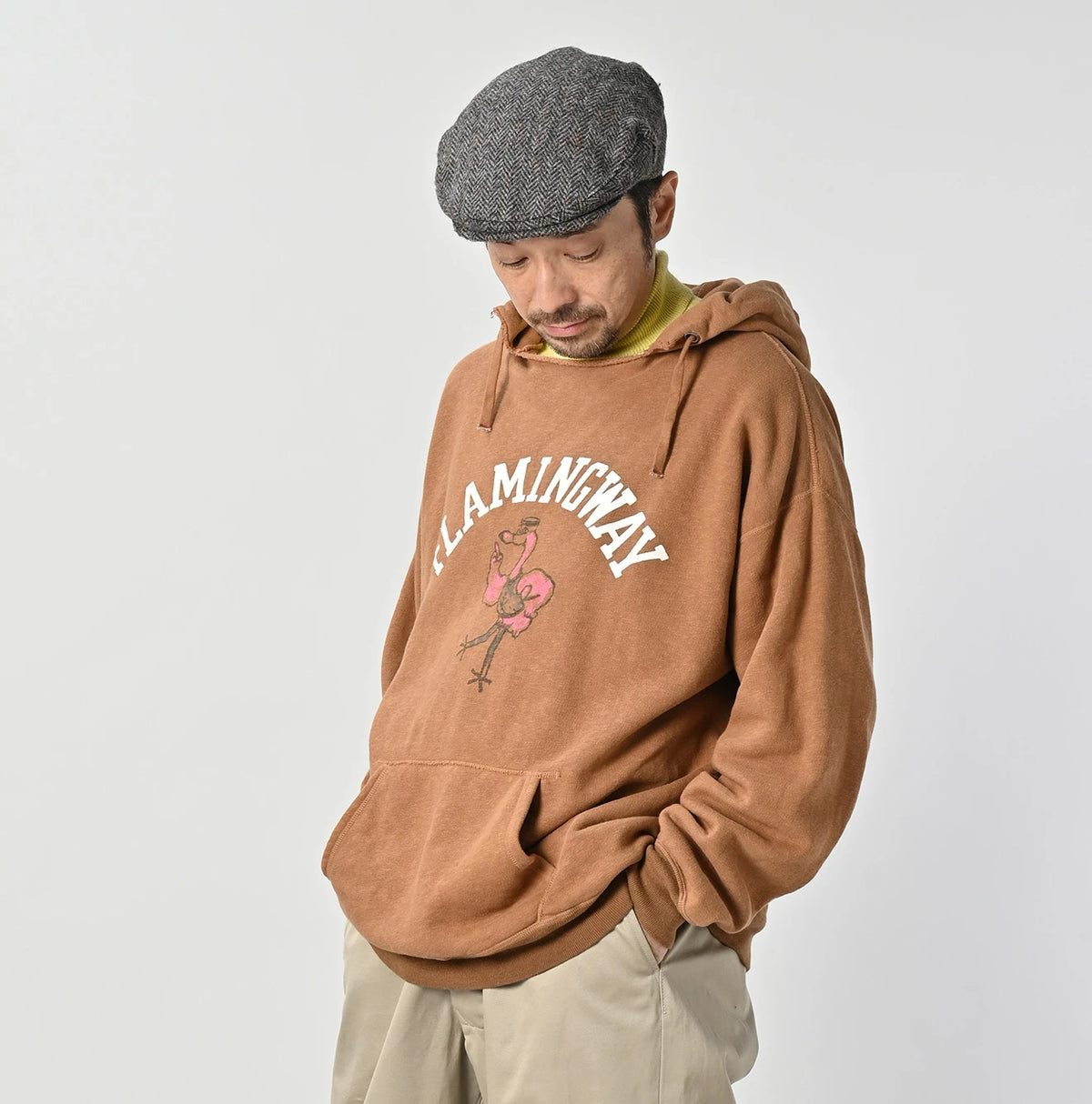45R Cotton Fleece 908 Ocean Hoodie (Camel)
