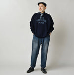 45R Indigo Cotton Fleece 908 Logo Sweatshirt