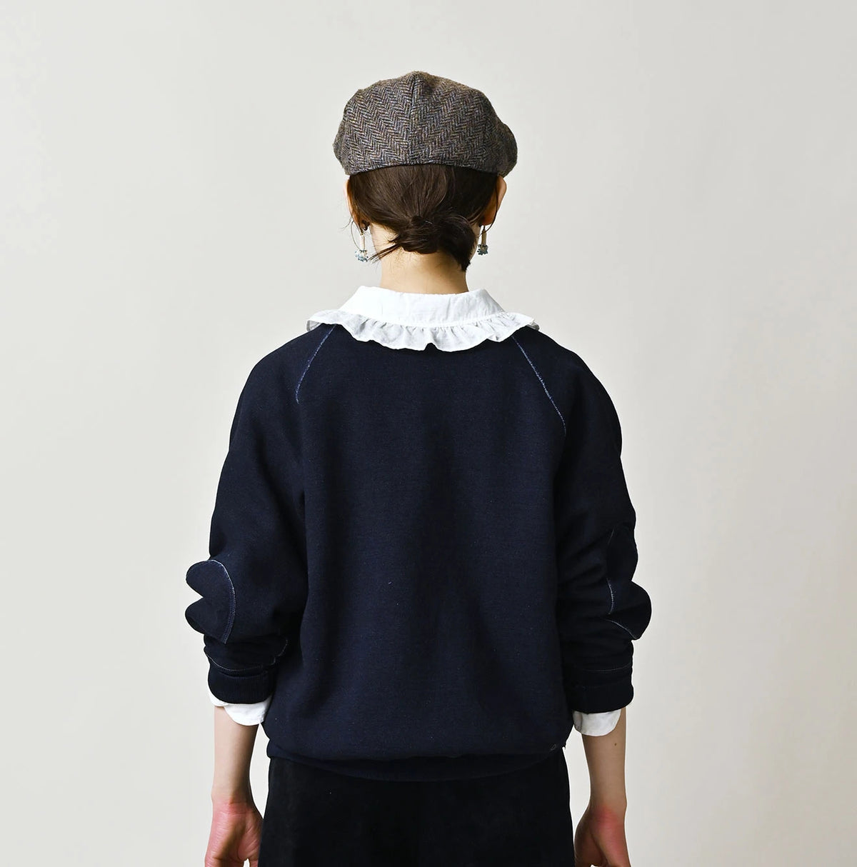 45R Indigo Cotton Fleece 908 Logo Sweatshirt - Image 6