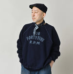 45R Indigo Cotton Fleece 908 Logo Sweatshirt