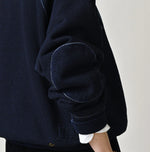 45R Indigo Cotton Fleece 908 Logo Sweatshirt