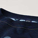 45R Indigo Cotton Fleece 908 Logo Sweatshirt
