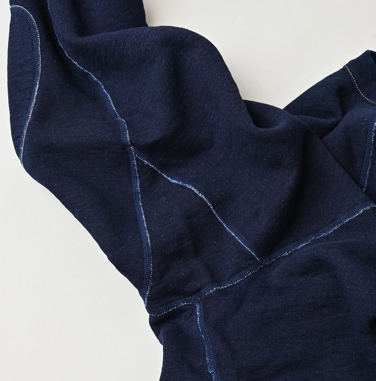 45R Indigo Cotton Fleece 908 Logo Sweatshirt - Image 23