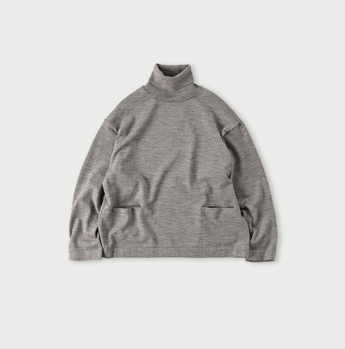 45R U.S Wool Knit-sewn 908 Uma-turtleneck