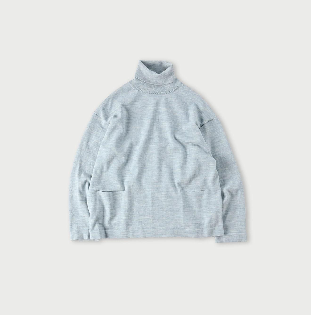 ニット・セーター IONSEOUL Pigment Cotton Round Knit JE498 U.S Wool Knit-sewn 908 Uma-turtleneck – 45R GLOBAL