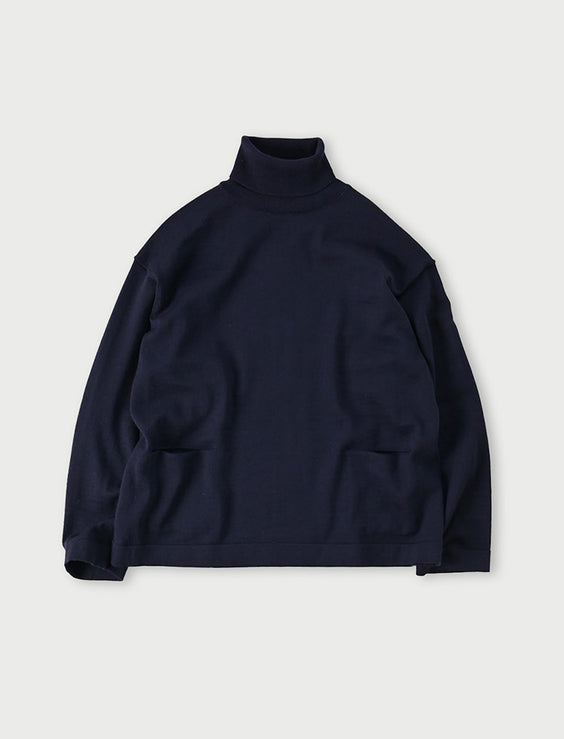 U.S Wool Knit-sewn 908 Uma-turtleneck