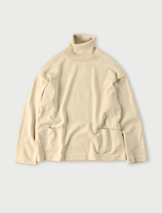 U.S Wool Knit-sewn 908 Uma-turtleneck