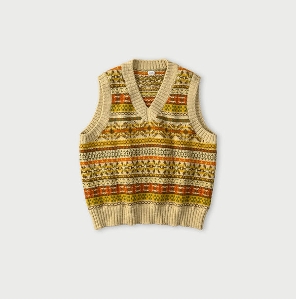 45R Fair Isle 908 Jacquard Vest